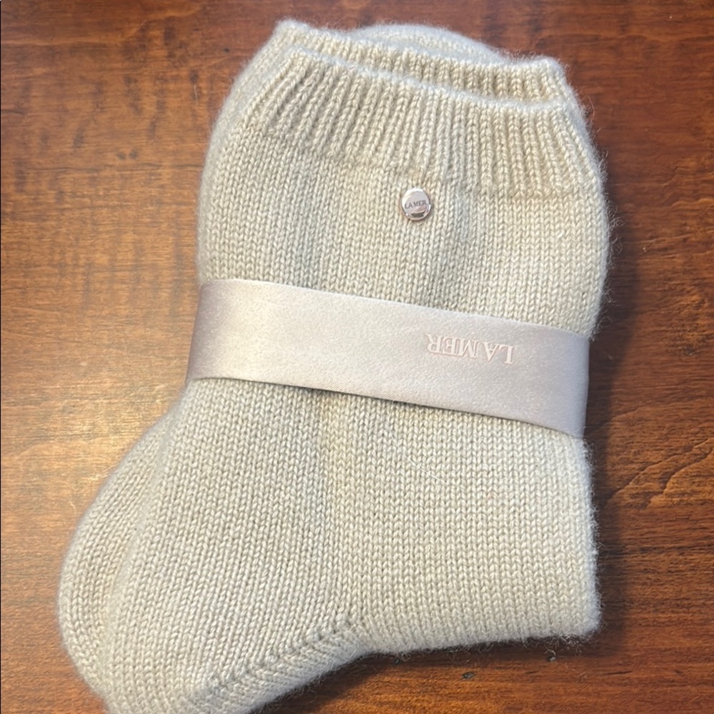 La Mer Soft Beige womens Socks